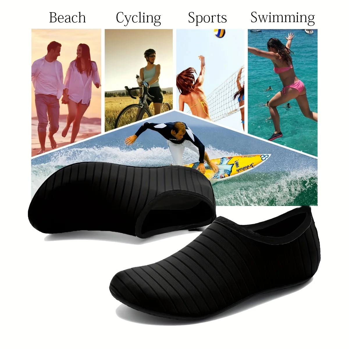 1Pair Water Shoes Women Men Ba - Aquatic Sports Shoes recension och pris